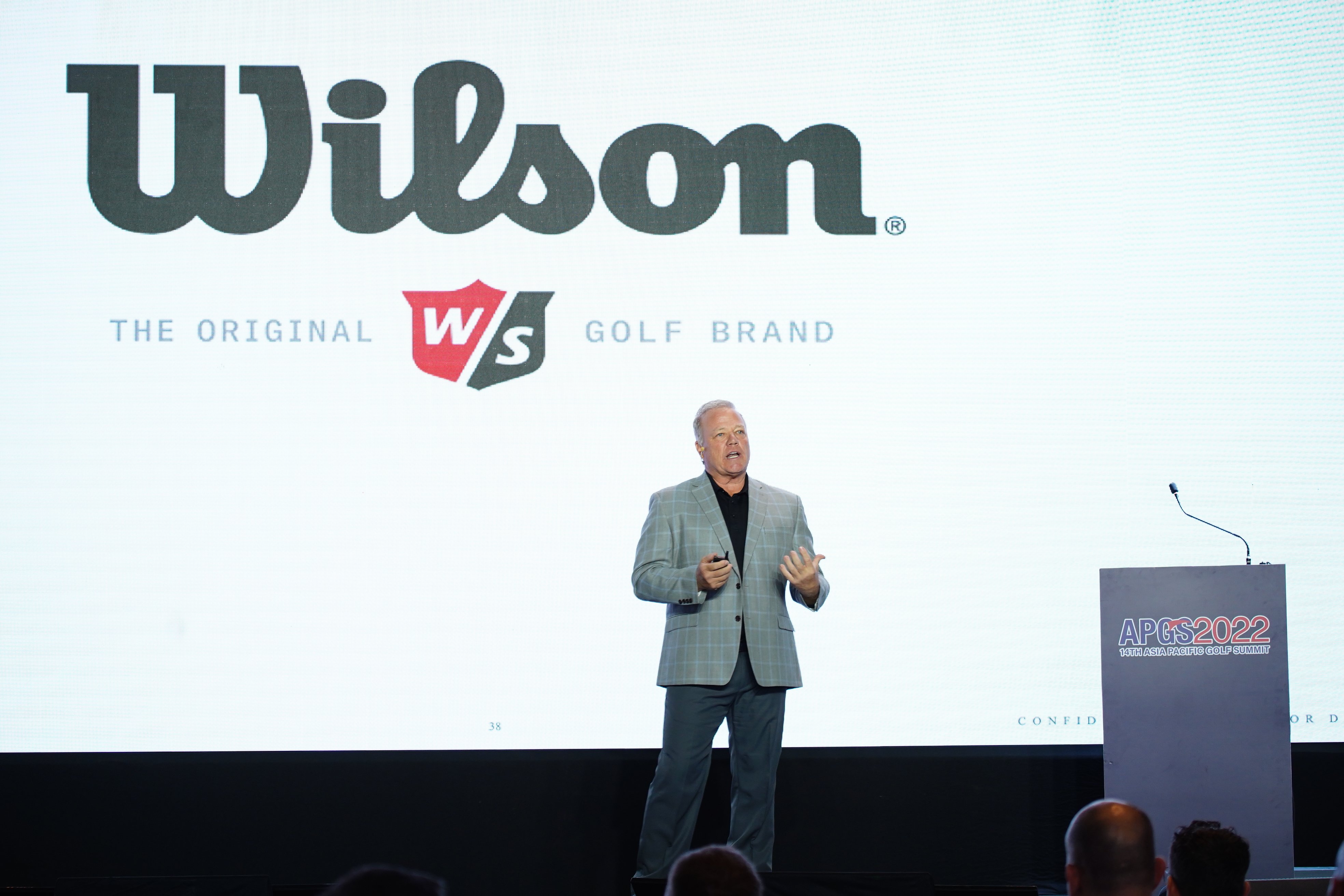 The President and CEO of Wilson Golf, Tim Clarke