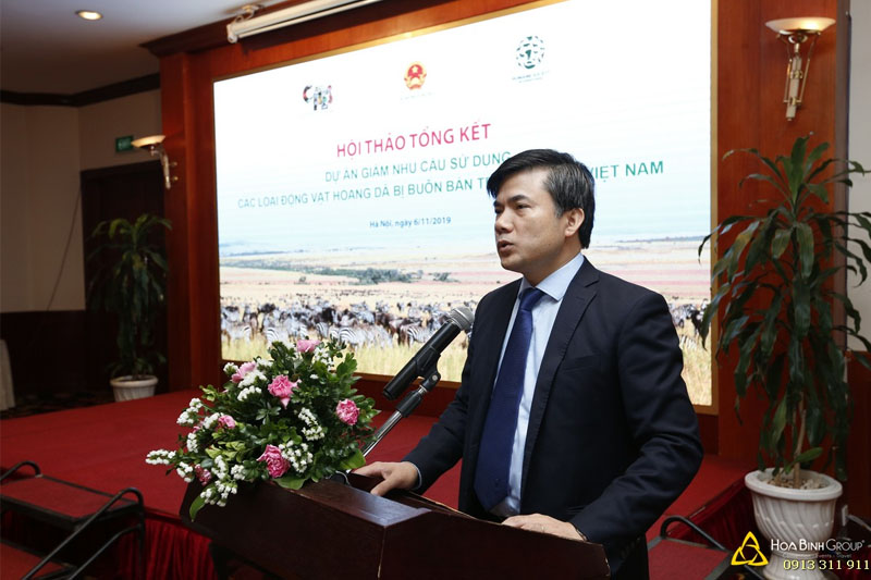Workshop on summary the project of reducing the use of illegal wildlife in Vietnam