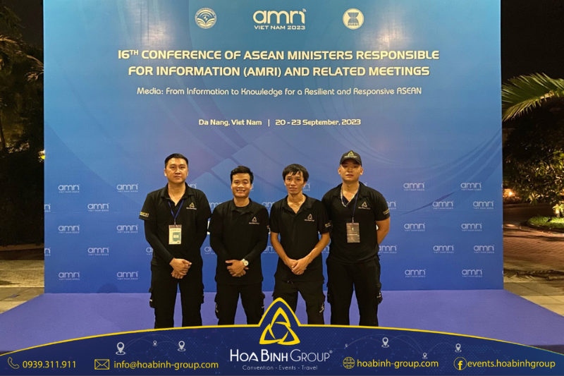 HoaBinh Group staff at the event