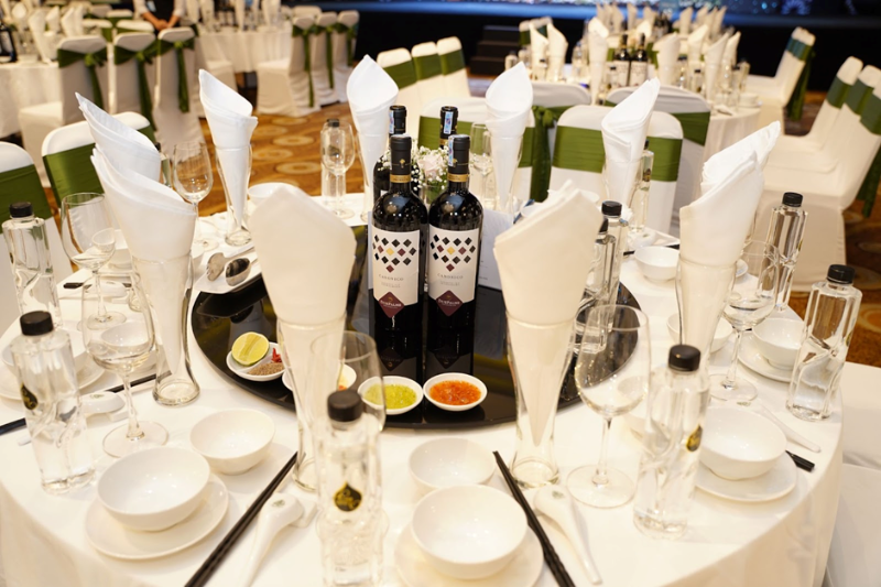 The conference package offers a variety of drinks
