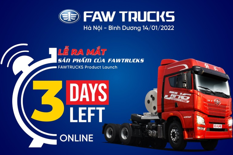 UPCOMING EVENTS: NEW PRODUCT LAUNCH FAW TRUCKS VIETNAM (January 14)