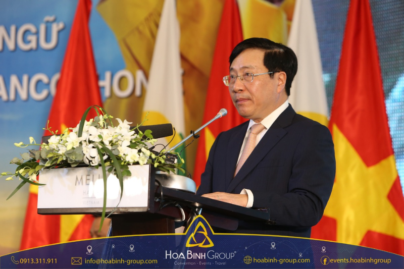 Permanent Deputy Prime Minister Pham Binh Minh at the forum