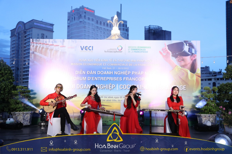 HoaBinh Group provides performing staff at the event